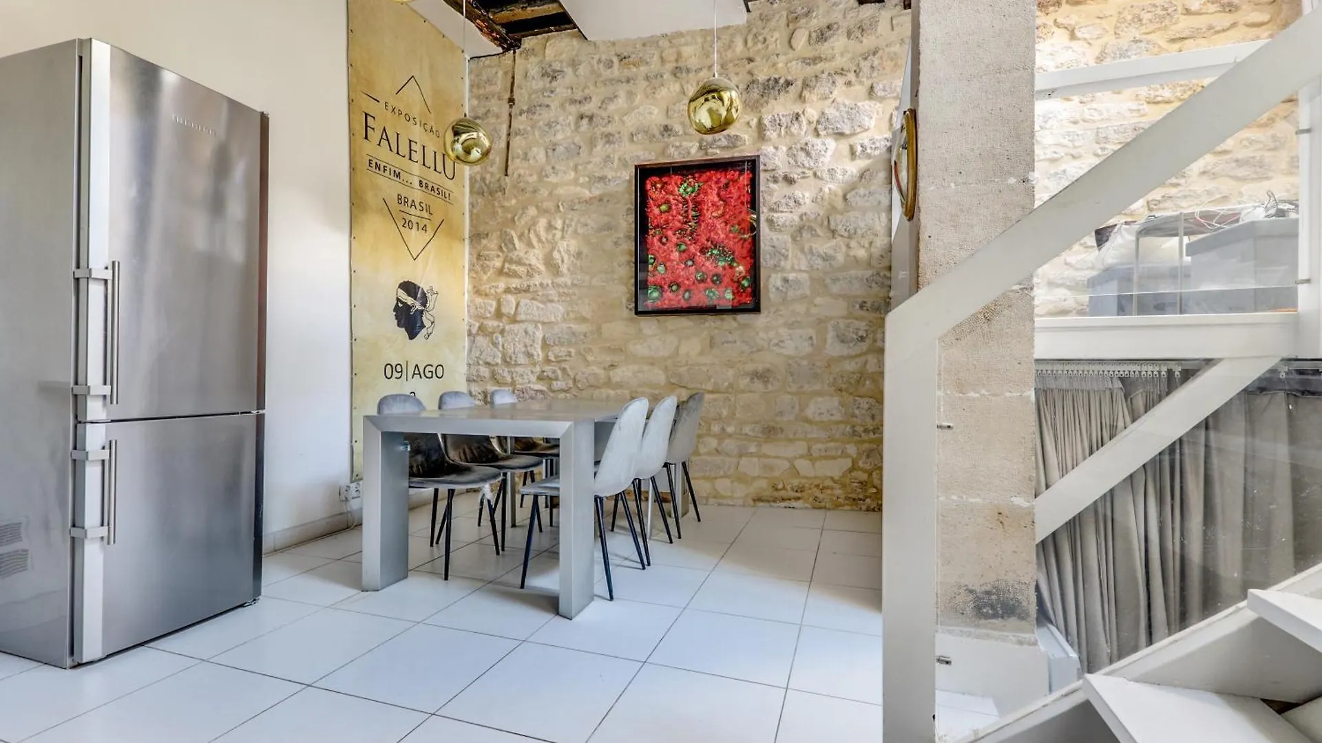 Authentique Appartement Quartier Branche Paris France